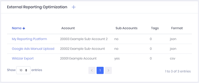 external-reporting-connector-list