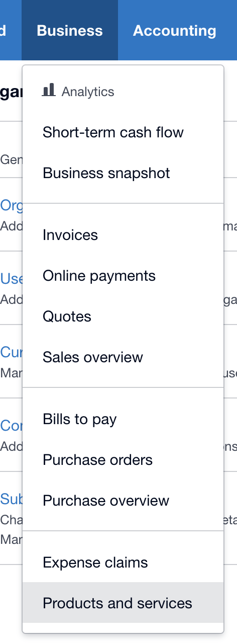 xero-products-services-menu