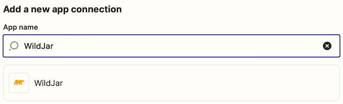 zapier-app-connection-search